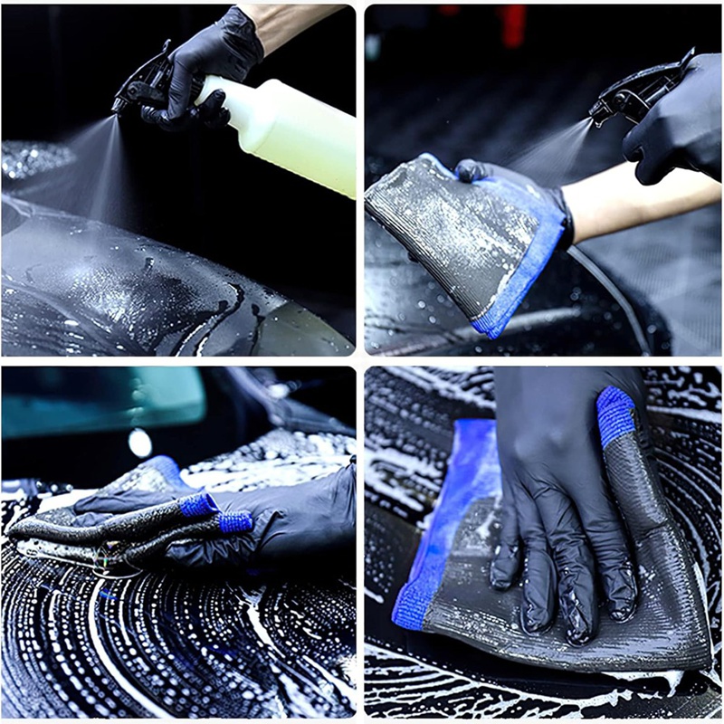 ผ้าขนหนูดิน2แพ็คผ้าเช็ดตัวดินร - Microfiber Towel Detailing บทวิจารณ์และราคา